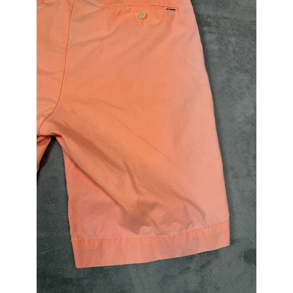 Polo Ralph Lauren Mens 31 Orange Pima Cotton Chino Shorts Classic Fit Preppy